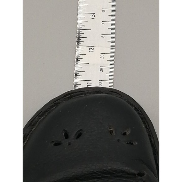 Cobbie Cuddlers Pumps Womens Black 8.5 Wide Slingback Leather Shoe Hook Loop - Picture 3 of 11